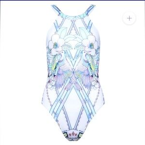 BNWT Set - Nacre Swimsuit and Georgette Silk Cover Up XS